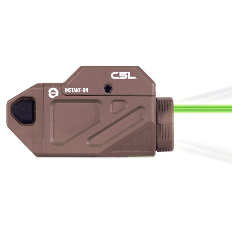 Viridian Weapon Technologies C5L Tac Light with Laser Universal Fit Green Laser with 650 Lumen Light