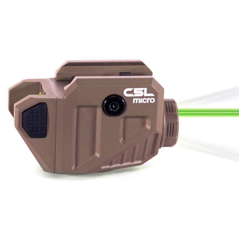 Viridian Weapon Technologies C5L Micro Tac Light with Laser Green Laser with 550 Lumen Light