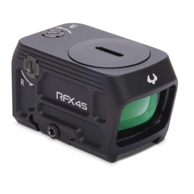 Viridian Weapon Technologies RFX45 Closed Emitter Optic 3 MOA Green Dot 1x24mm Objective Black