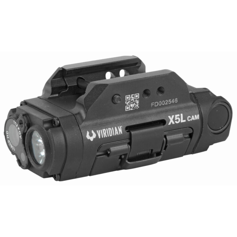 Viridian Weapon Technologies X5L Gen 3 Universal Mount Green Laser With Tactical Light (500 Lumens) and HD Camera Black