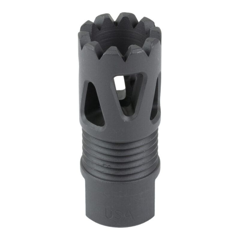 LBE Unlimited Tri-Port Flash Hider Threaded 1/2X28 223 Remington/5.56 NATO Black