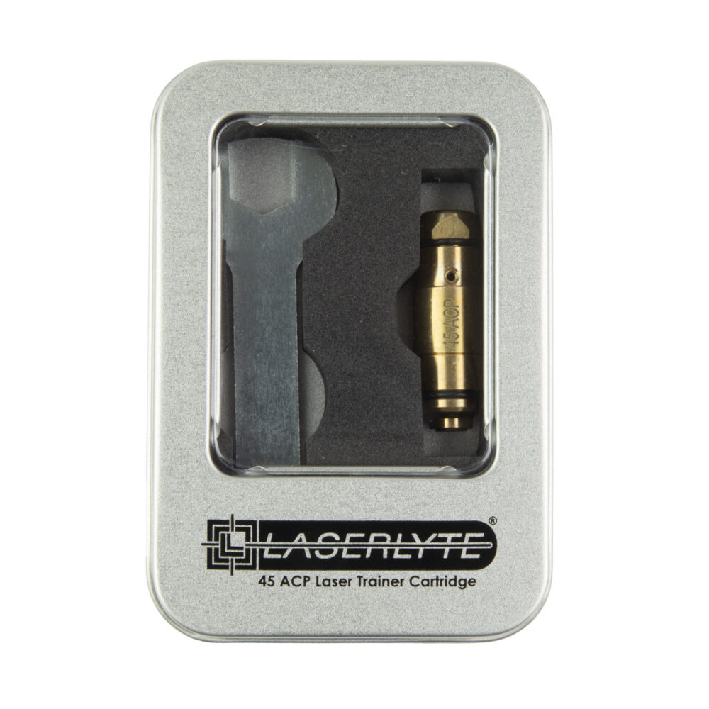 LaserLyte Laser Cartridge Trainer Bore Sighter 45ACP Red Laser