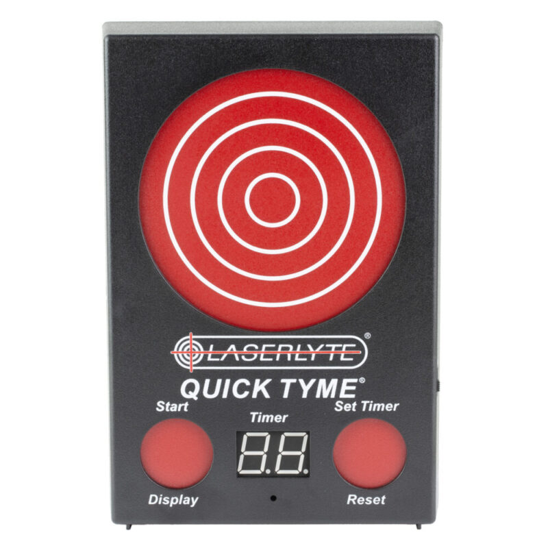 LaserLyte QuickTyme Target 9.5″x6.5″ Black and Red