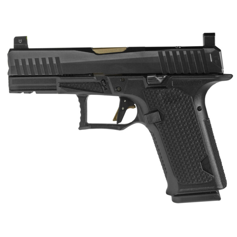 Lone Wolf Distributors Dusk19 Striker Fired 9mm 4.02″ Bronze Barrel 15 Rounds Black Frame and Slide