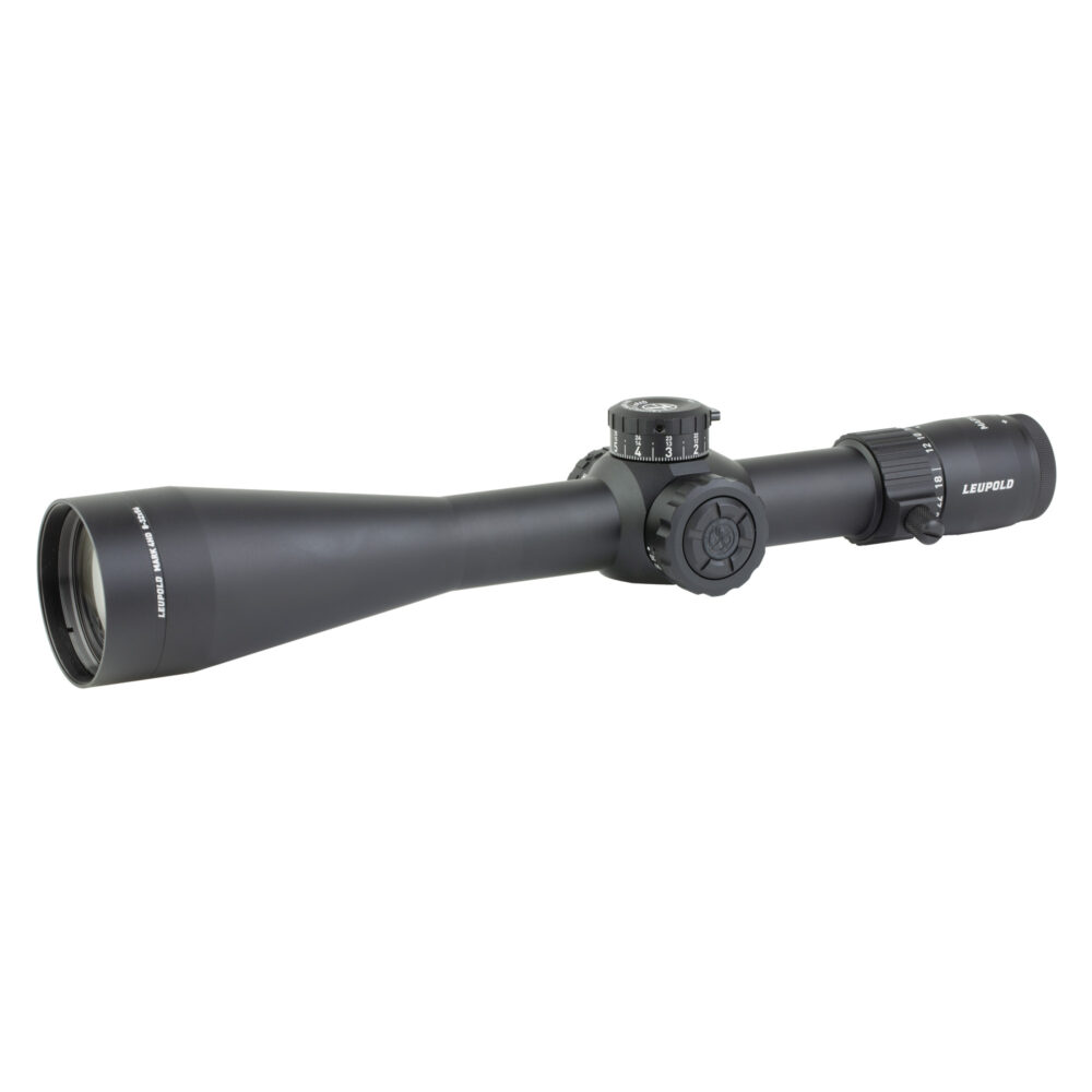 Leupold Mark 4HD Rifle Scope 8-32X Magnification 56mm Objective Illuminated PR3-MIL Reticle Black