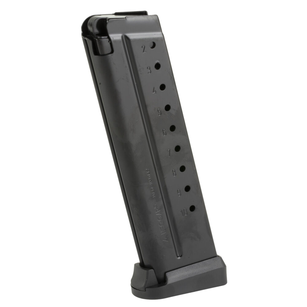 Mec-Gar USA Pistol Magazine 9MM 10 Rounds Fits 1911 Pistols Black