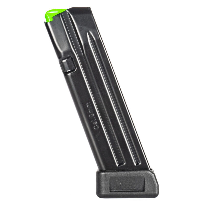 Mec-Gar USA Magazine with Extension 9MM 20 Rounds Fits GLOCK 17 Black