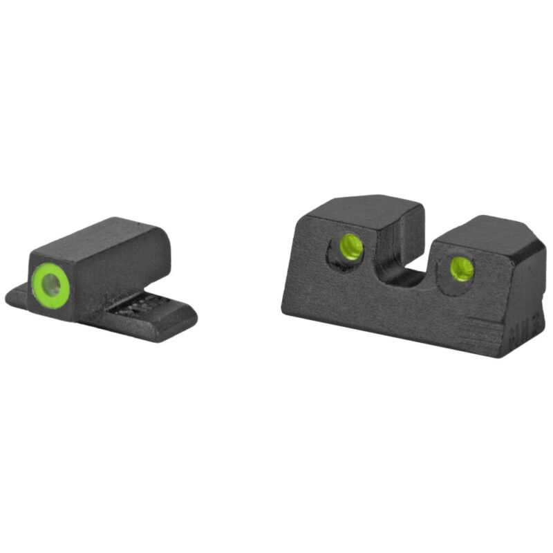 Meprolight Hyper-Bright Tritium Sight Set Green Front/Green Rear
