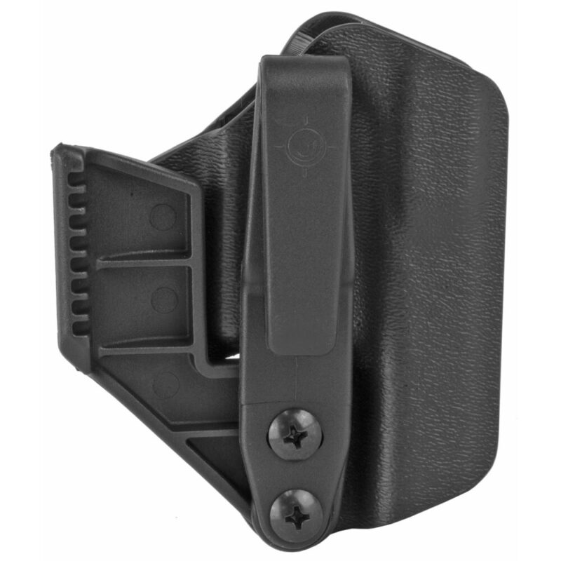 Mission First Tactical Minimalist Inside Waistband Holster Fits Glock 42/43/43x/48 Includes 1.5″ Belt Attachment Black Kydex