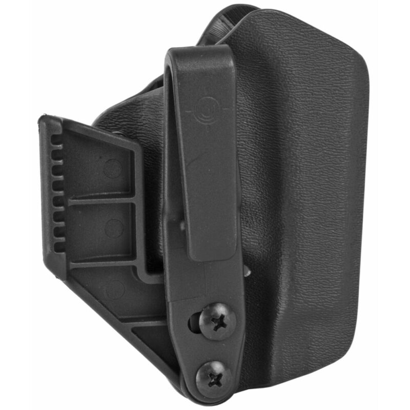 Mission First Tactical Minimalist Inside Waistband Holster Fits Glock 17/19/22/23 Includes 1.5″ Belt Attachment Black Kydex