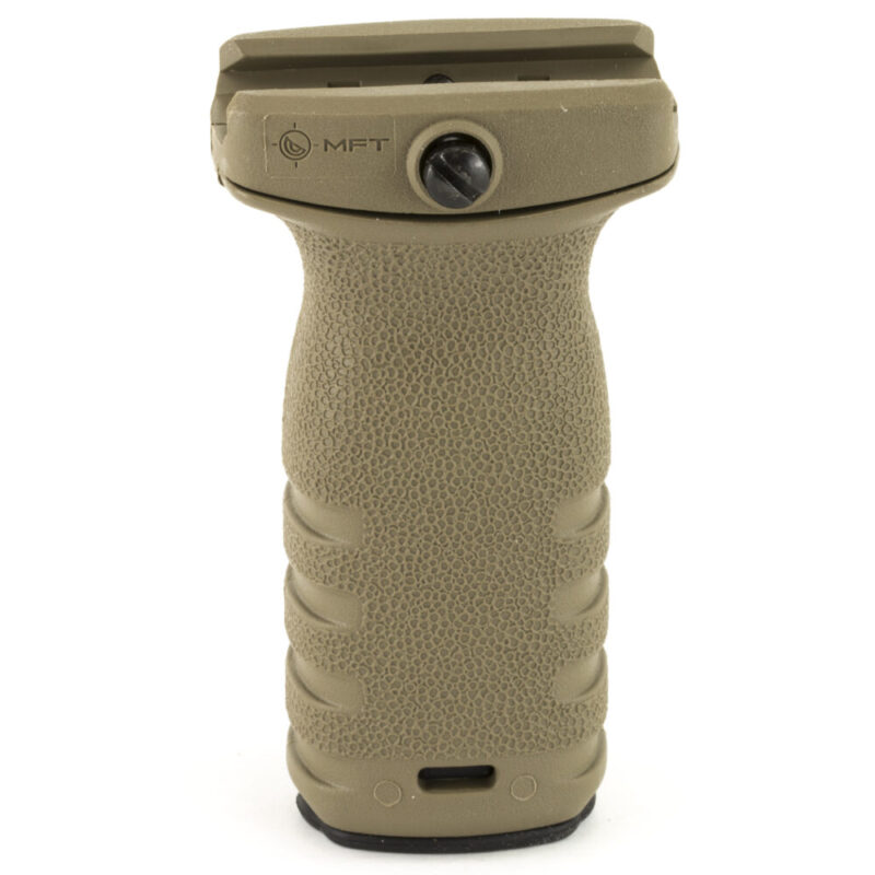 Mission First Tactical React Short Picatinny Mounted Vertical Pistol Grip Scorched Dark Earth