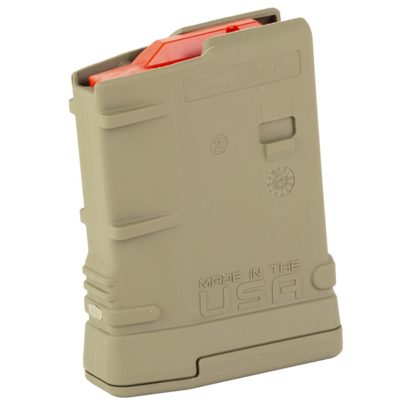 Amend2 Magazine Mod 2 308 Winchester/7.62 NATO 10 Rounds Flat Dark Earth
