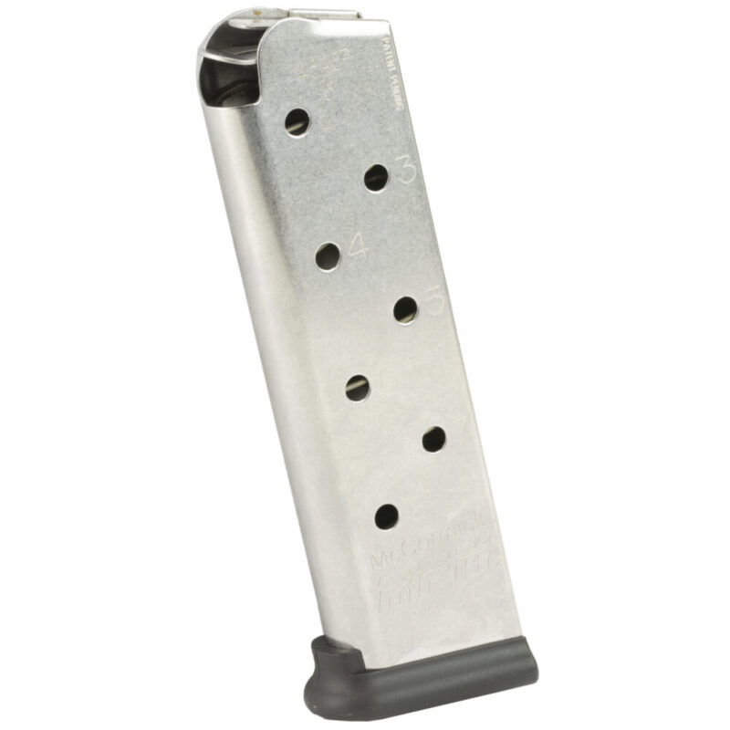 CMC Products Magazine Railed Power Mag 45 ACP 8 Rounds Fits 1911 Stainless