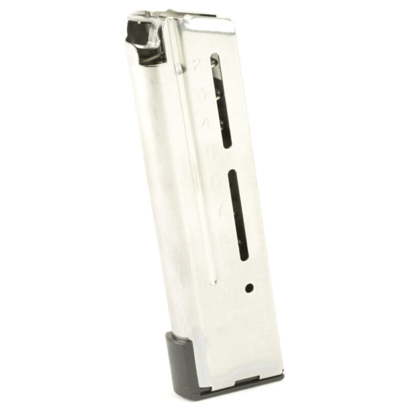 Wilson Combat Magazine Elite Tactical Magazine 9MM 10 Rounds Fits 1911 Compact Stainless