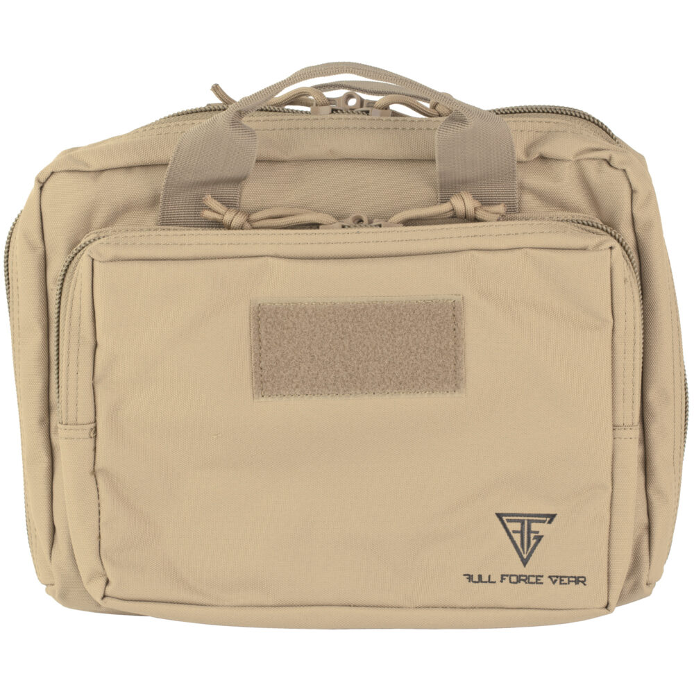 Full Forge Gear CAT2 Double Pistol Case 12″x10″ Tan