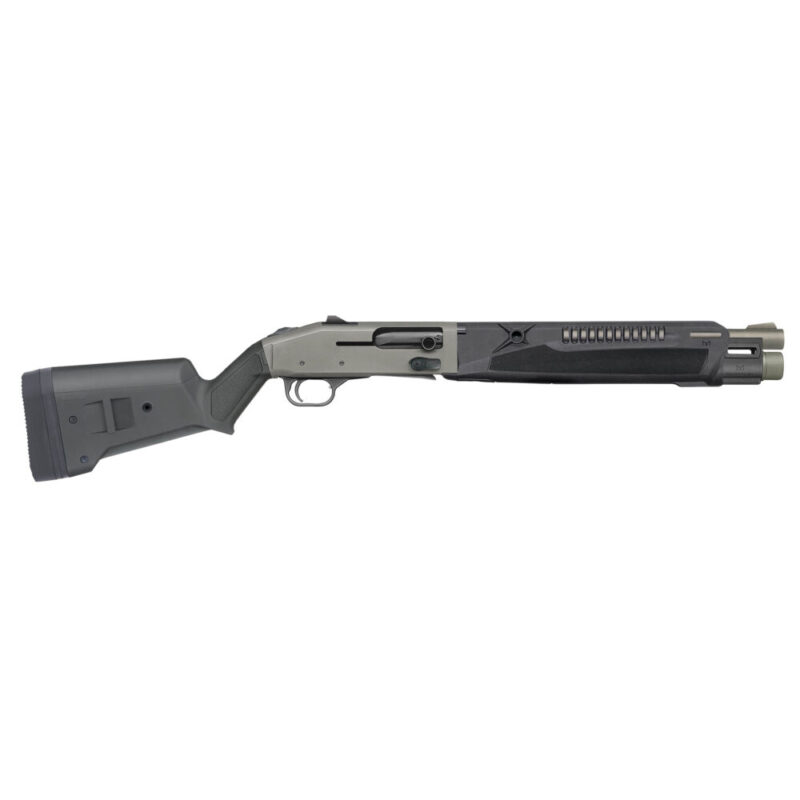 Mossberg 990 Magpul Short Barrel Shotgun 12 Gauge 3″ Chamber 14.375″ Barrel Tungsten Gray