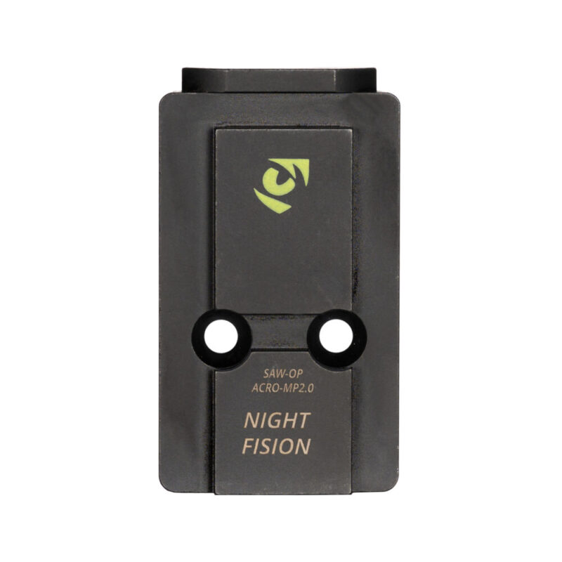 Night Fision Optic Plate Black