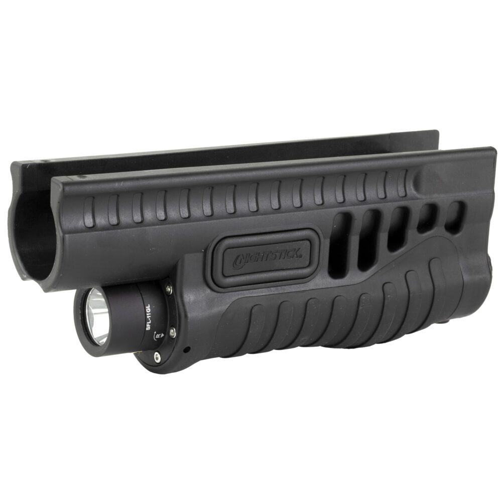 Nightstick SFL-11GL Fits Mossberg 500/590/Shockwave Includes 2 CR123A Green Laser