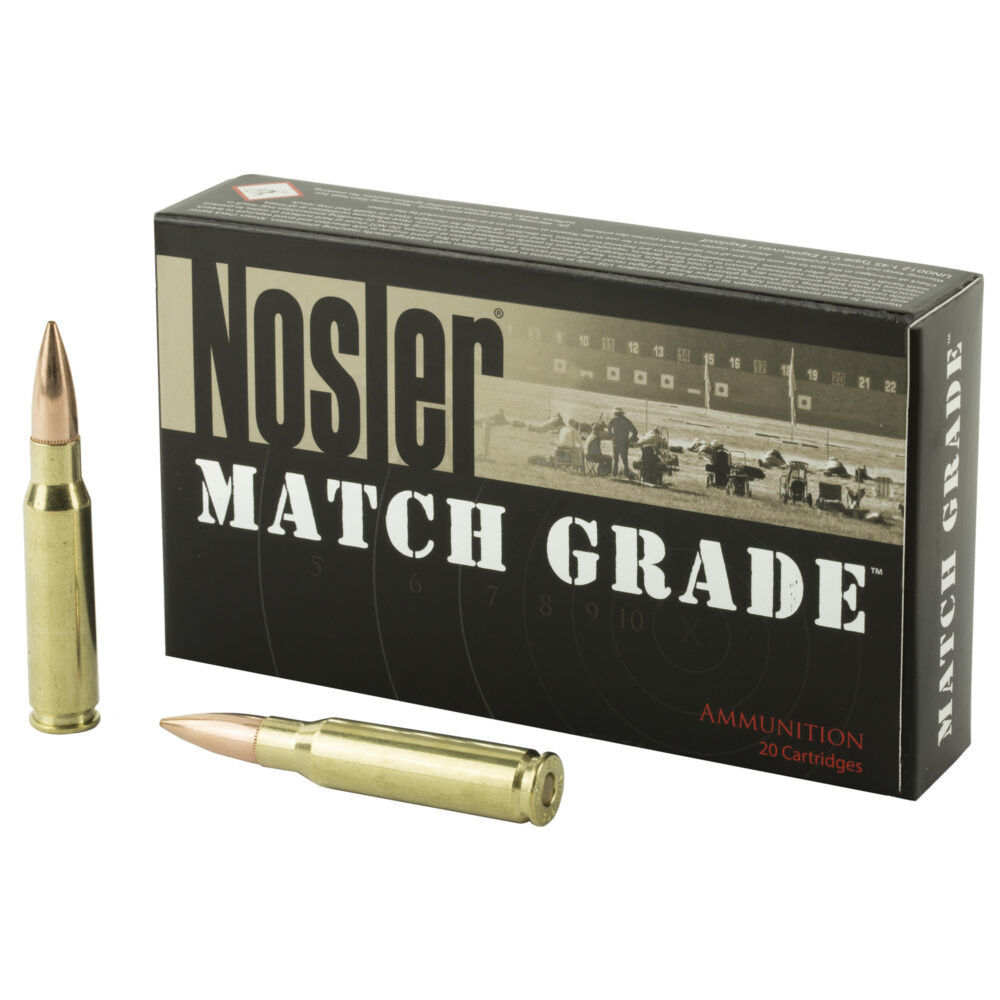 Nosler Rifle 308 Winchester 168 Grain 20 Round Box