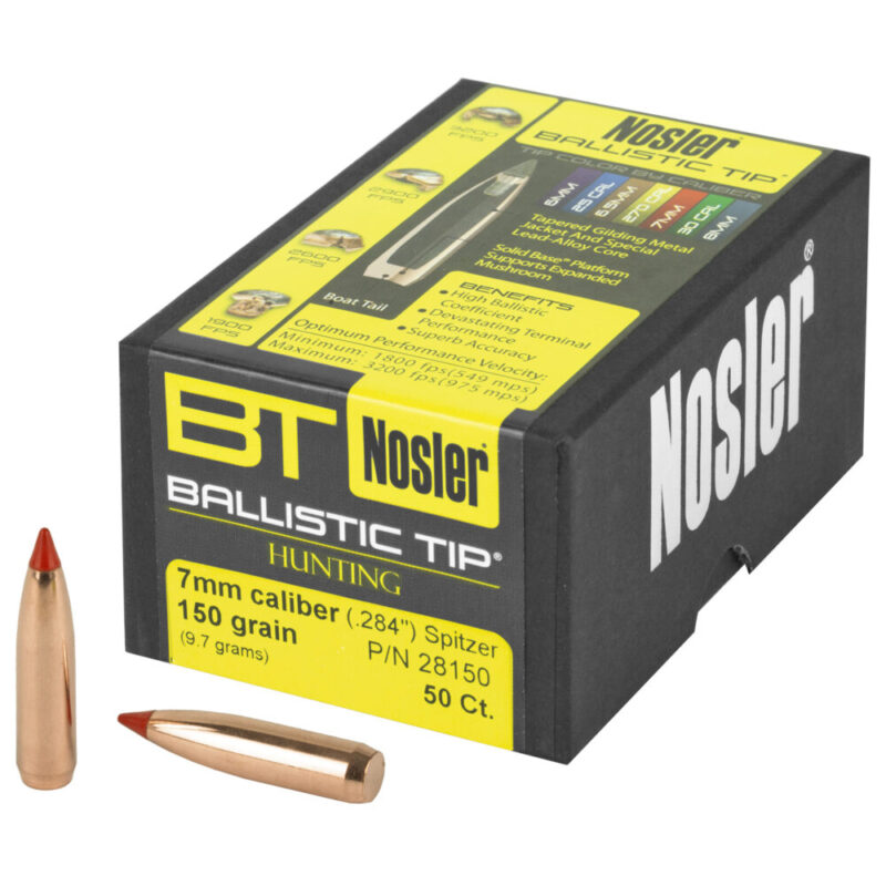 Nosler Ballistic Tip 7MM 150 Grain 50 Count