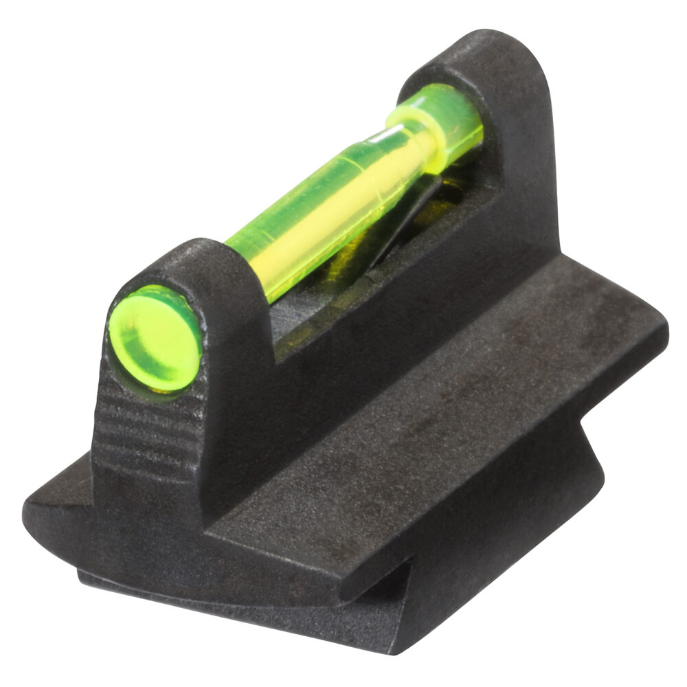 Hi-Viz Interchangeable 3/8″ Tall Front Sight for rifles and muzzleloaders. Fits models with 3/8″ dovetail front sight. Includes three Green