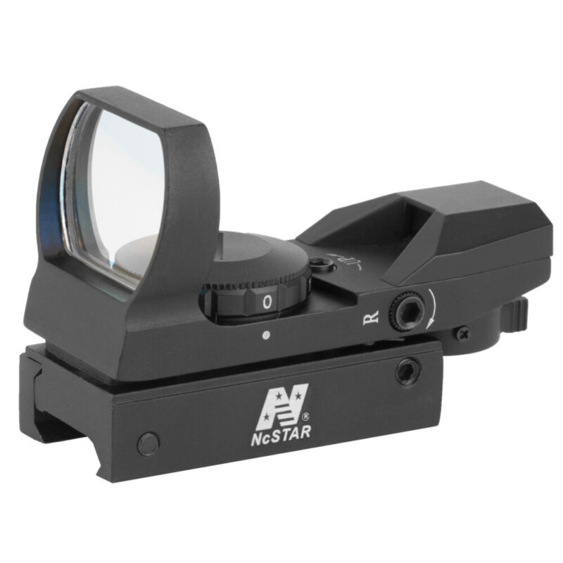 NcSTAR 4 Reticle Reflex 4 Reticles 3 MOA Dot 7 Brightness Settings Black
