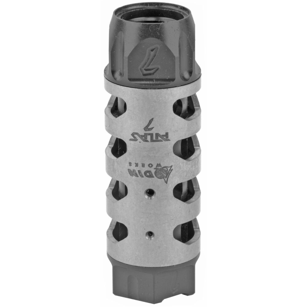 Odin Works Atlas 7 Muzzle Brake For .30 Cal or 7.62MM Calibers 5/8X24 Threaded Stainless Steel