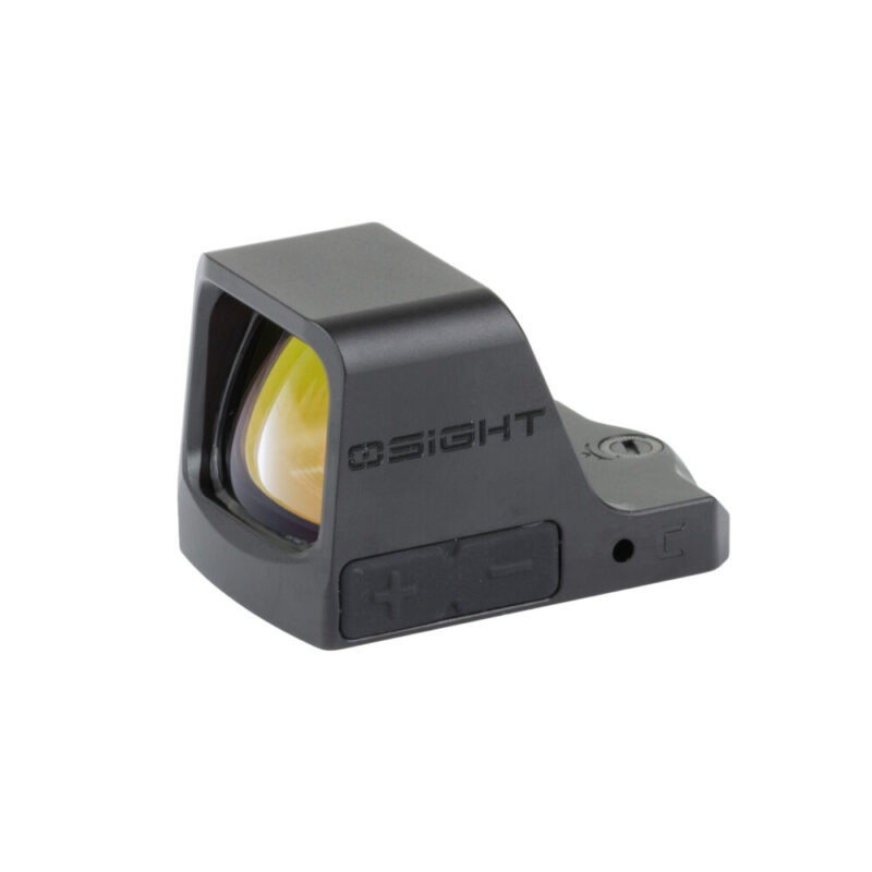 OSight C Handgun Sight 3 MOA Red Dot and 32 MOA Circle Side Loading CR1632 Battery Black