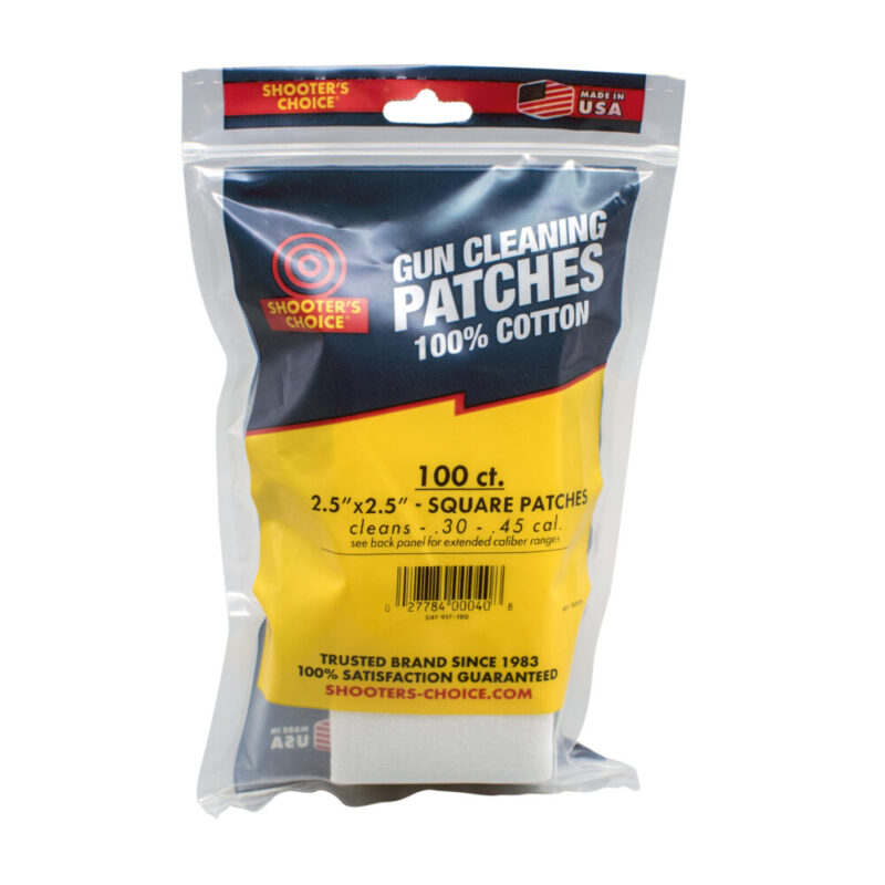 Otis Technology 2.5″ Square Cleaning Patch 100 Pack