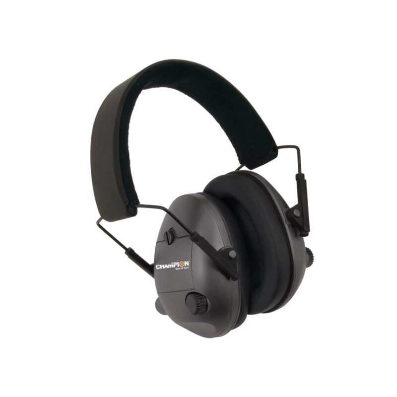 Champion Traps & Targets Earmuffs Electronic 25dB NRR Black