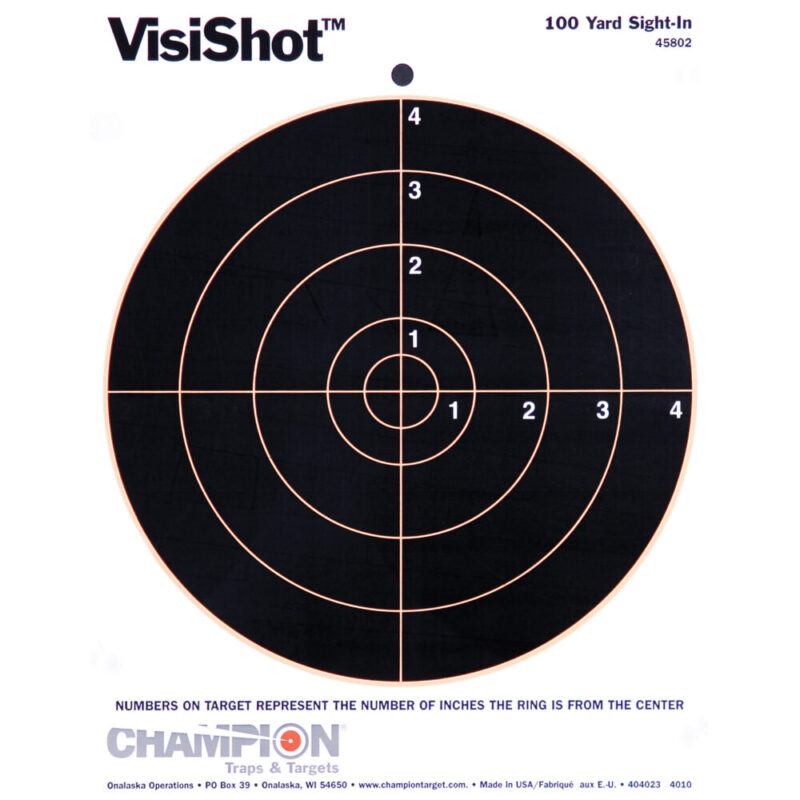 Champion Traps & Targets VisiShot Target 8.5X11 8″ 10 Pack