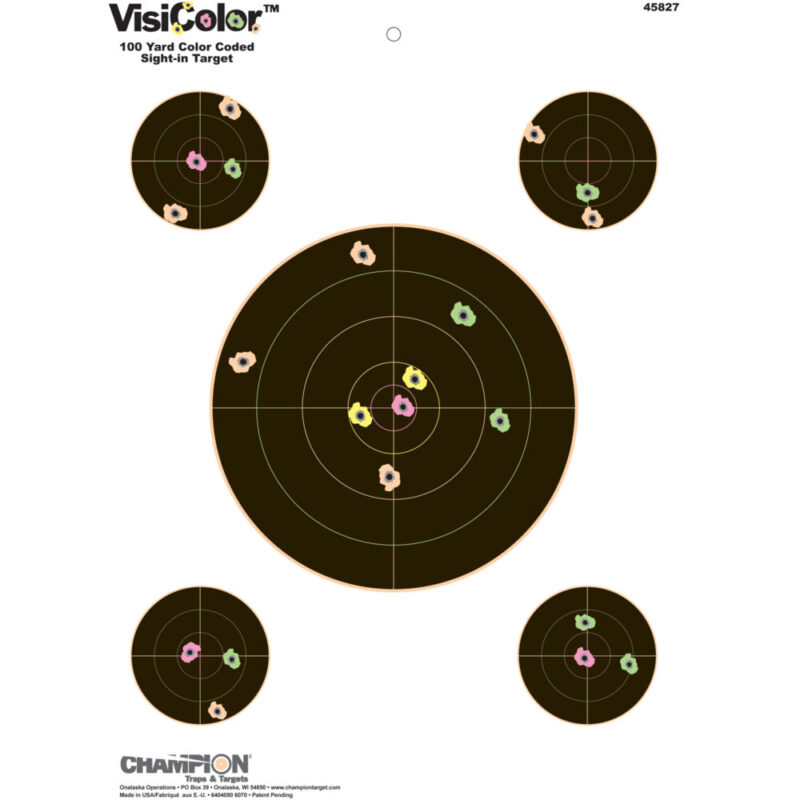 Champion Traps & Targets VisiColor Target 8″ 10 Pack