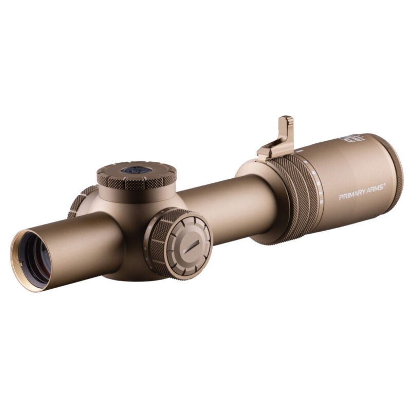 Primary Arms PLxC Rifle Scope 24MM Objective 1-8X Magnification 30mm Main Tube Flat Dark Earth