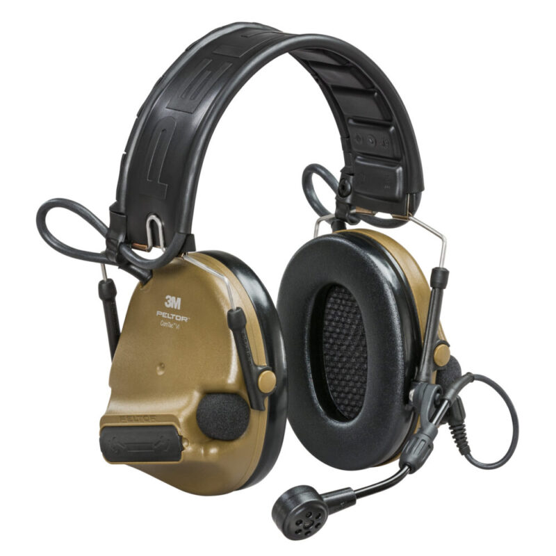 3M/Peltor ComTac VI Defender Electronic Earmuff Coyote Brown