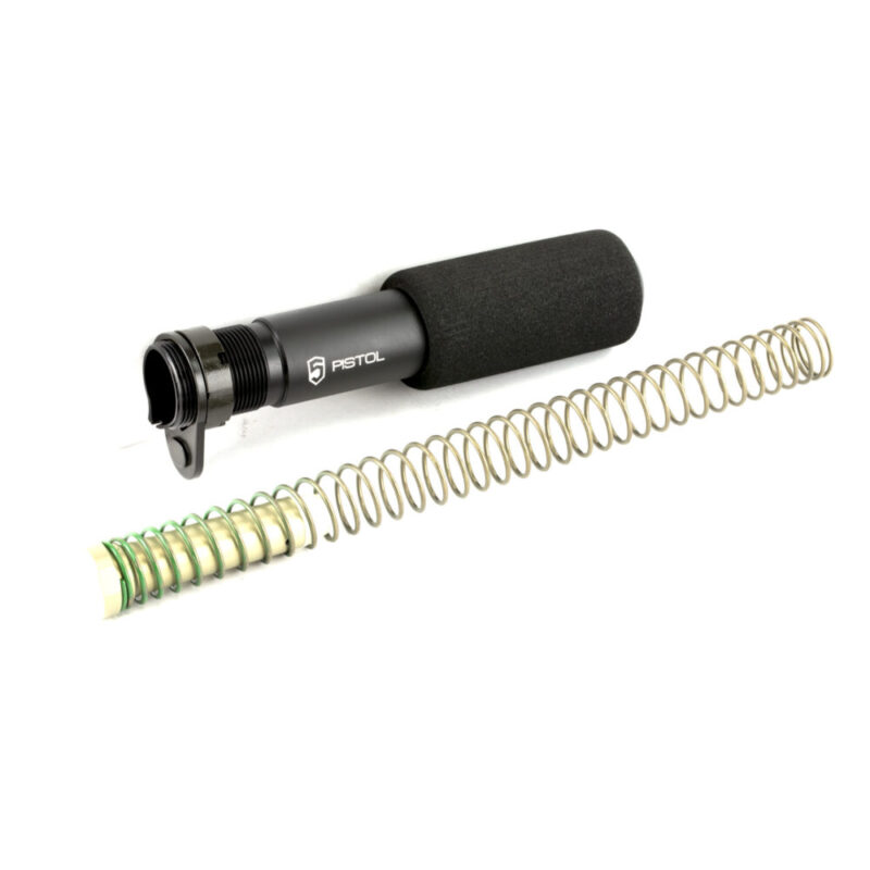 Phase 5 Weapon Systems AR15 Pistol Buffer Tube Complete Assembly Black Finish