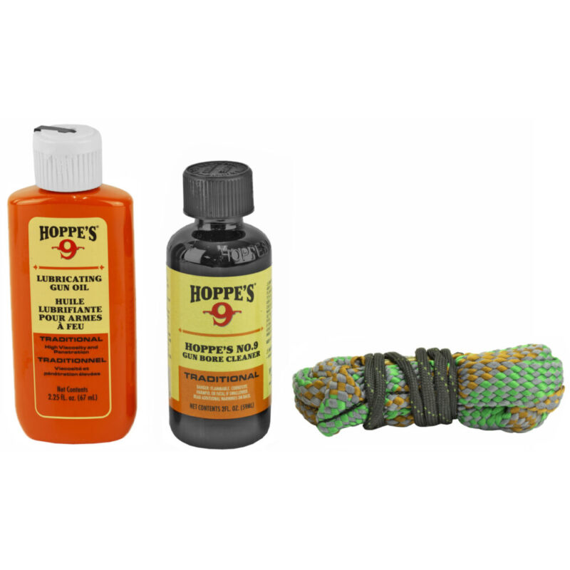 Hoppe’s 1-2-3 Done! Cleaning Kit 40 Caliber 10mm Pistol Cleaning Kit