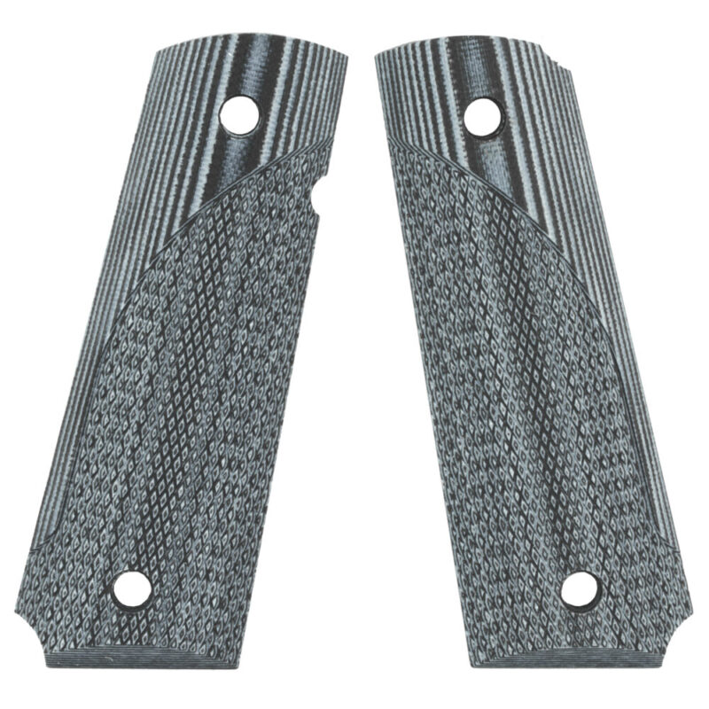 Pachmayr G10 Material Fits Full Size 1911 Gray/Black