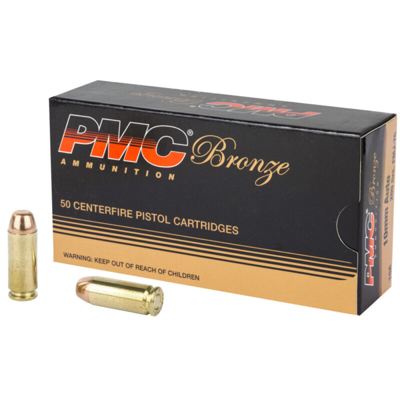 PMC Ammunition Bronze Ammunition 10MM 200 Grain 50 Round Box