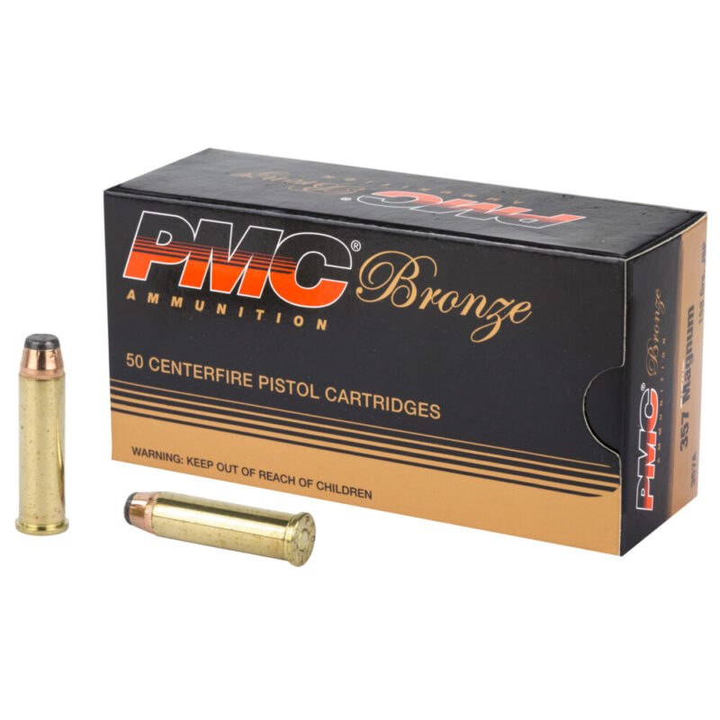 PMC Ammunition Bronze 357MAG 158 Grain 50Round Box