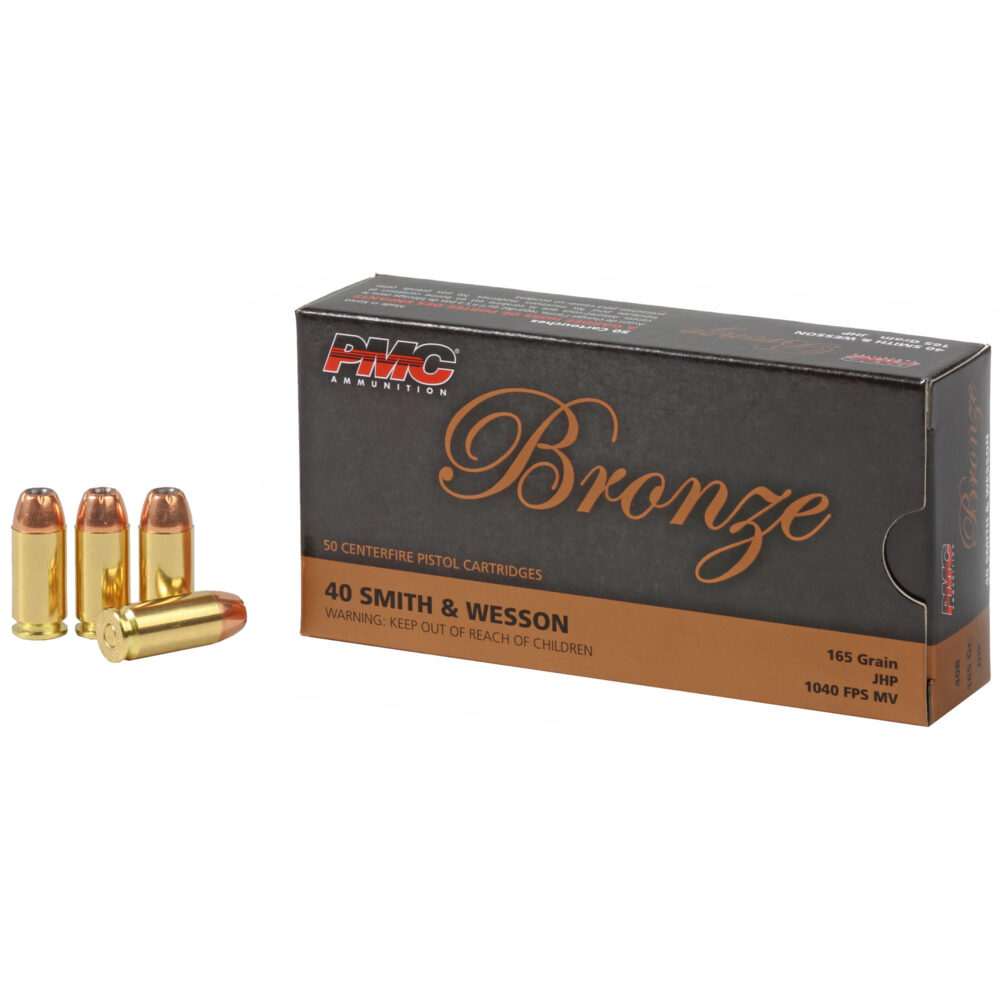 PMC Ammunition Bronze 40S&W 165 Grain 50 Round Box