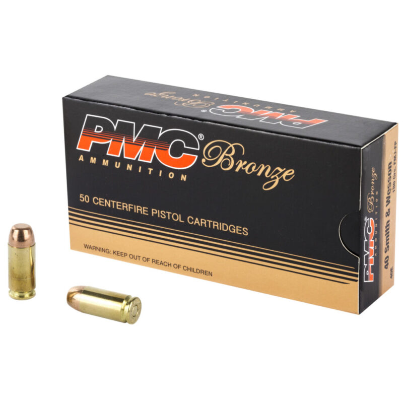 PMC Ammunition Bronze 40S&W 180 Grain 50 Round Box