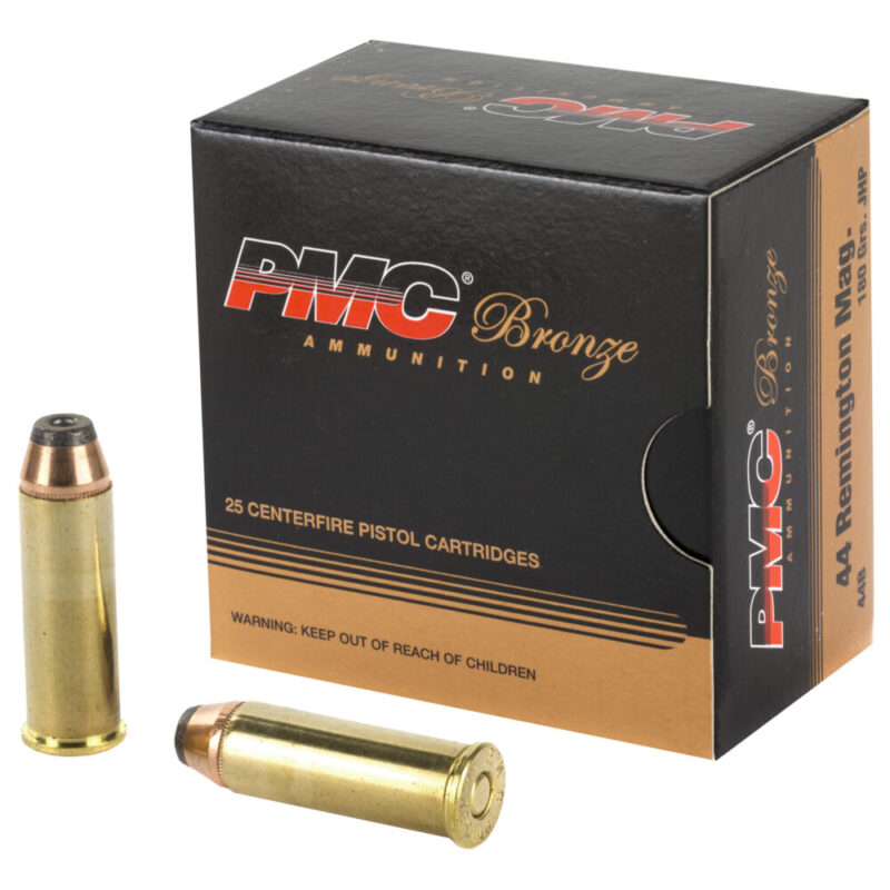 PMC Ammunition Bronze 44 Mag 180 Grain 25 Round Box