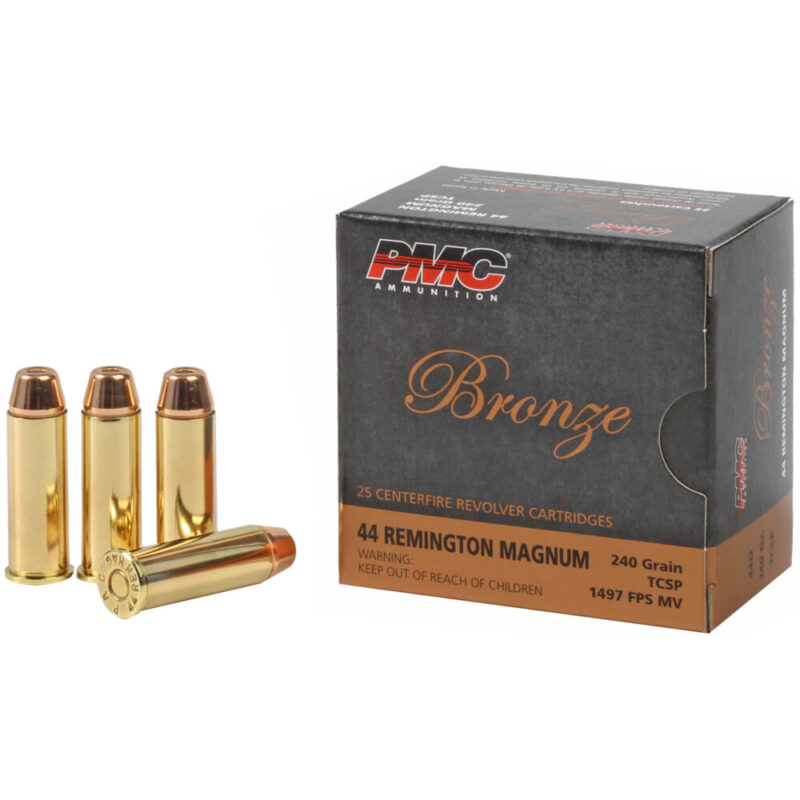 PMC Ammunition Bronze 44 Magnum 240 Grain 25 Round Box