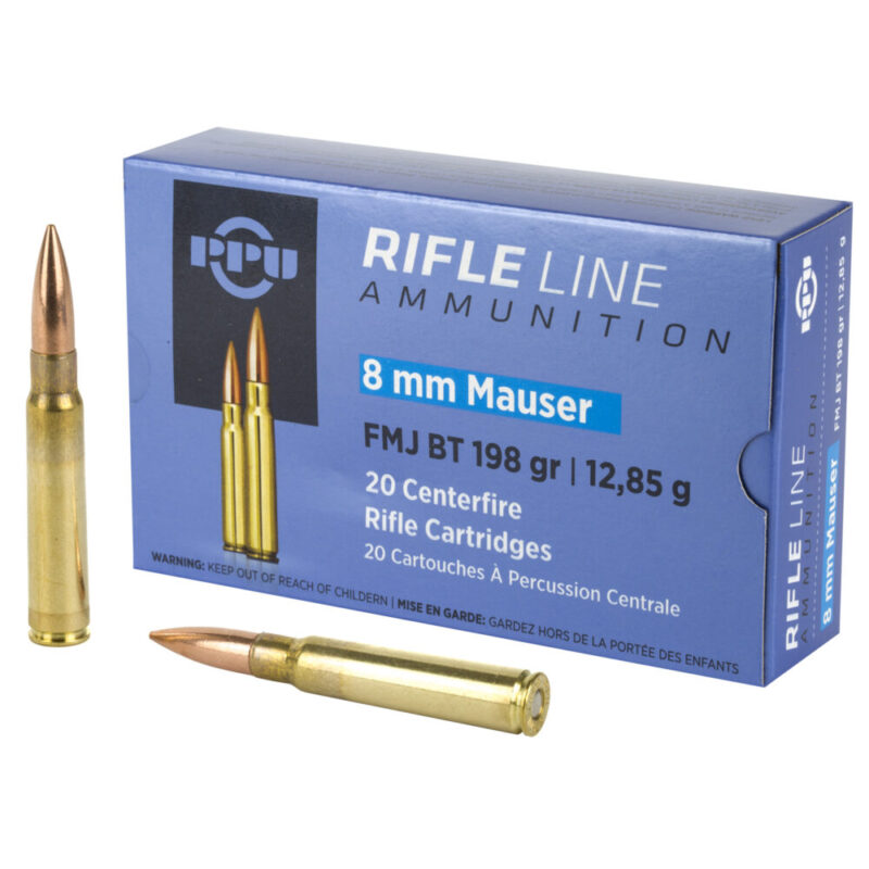 Prvi Partizan Rifle 8MM Mauser 198 Grain 20 Round Box