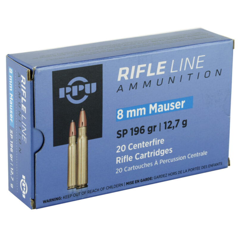 Prvi Partizan Rifle 8MM Mauser 196 Grain 20 Round Box