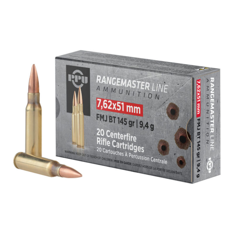 Prvi Partizan RangeMaster 7.62 NATO 145 Grain 20 Round Box