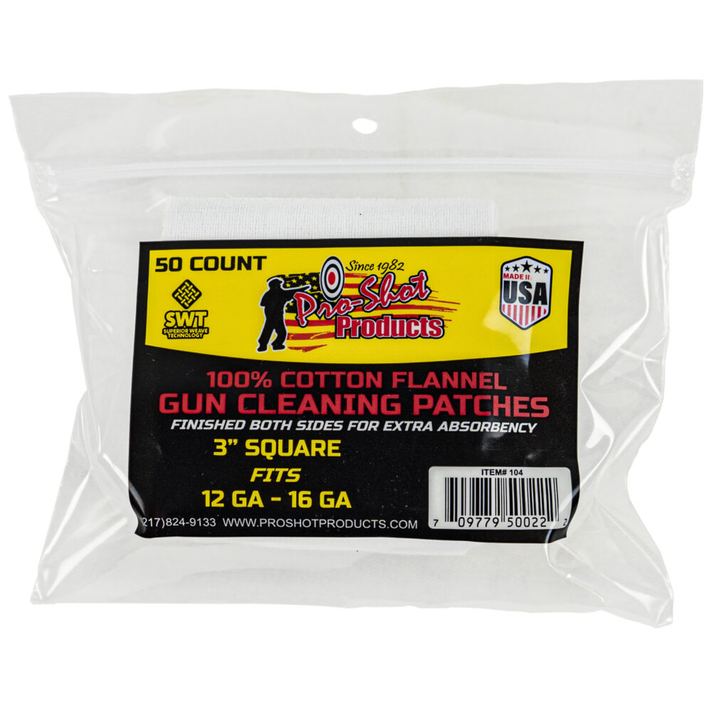 Pro-Shot Products Patch For 12-16 Gauge 50 Pack