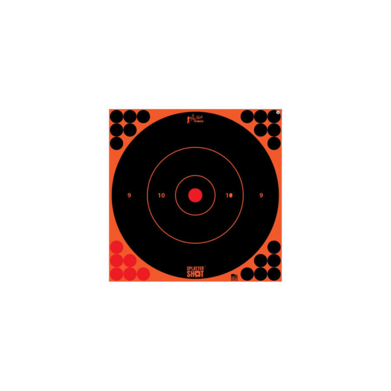 Pro-Shot Products Splatter Shot 12″ Bullseye 5 Pack Black/Orange