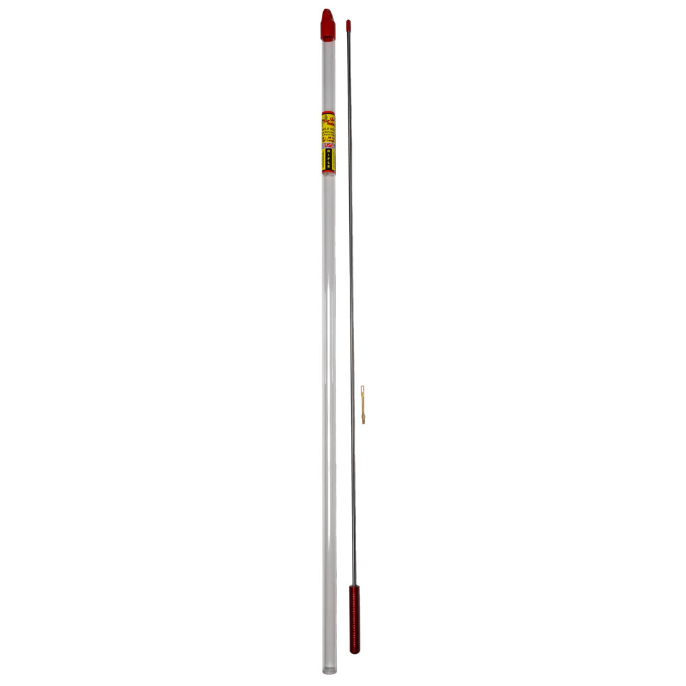 Pro-Shot Products Stainless Steel Rifle Cleaning Rod 36″ For .22-.26 Caliber 1 Piece Tube