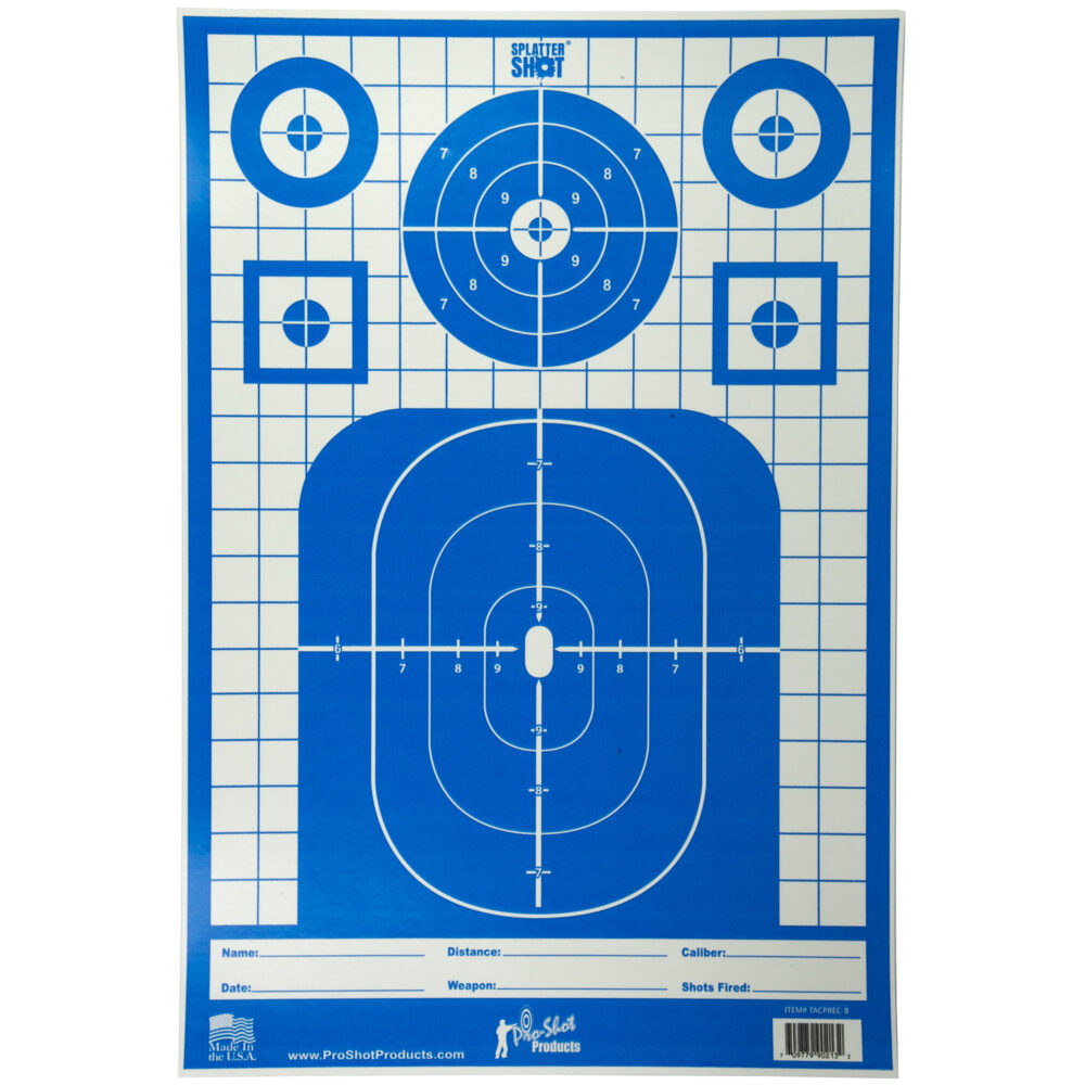 Pro-Shot Products Splatter Shot 8 Pack Blue/White